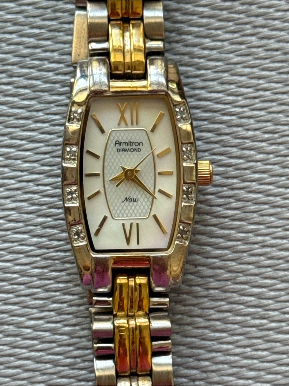 Armitron diamond Two-Tone Women's Watch - Gold & Silver